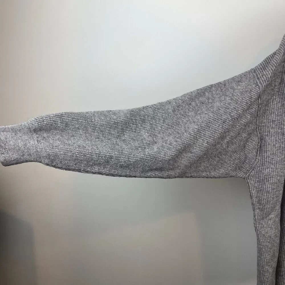 Free People Gray Oversized Gray Sweater Turtleneck‎ Size S